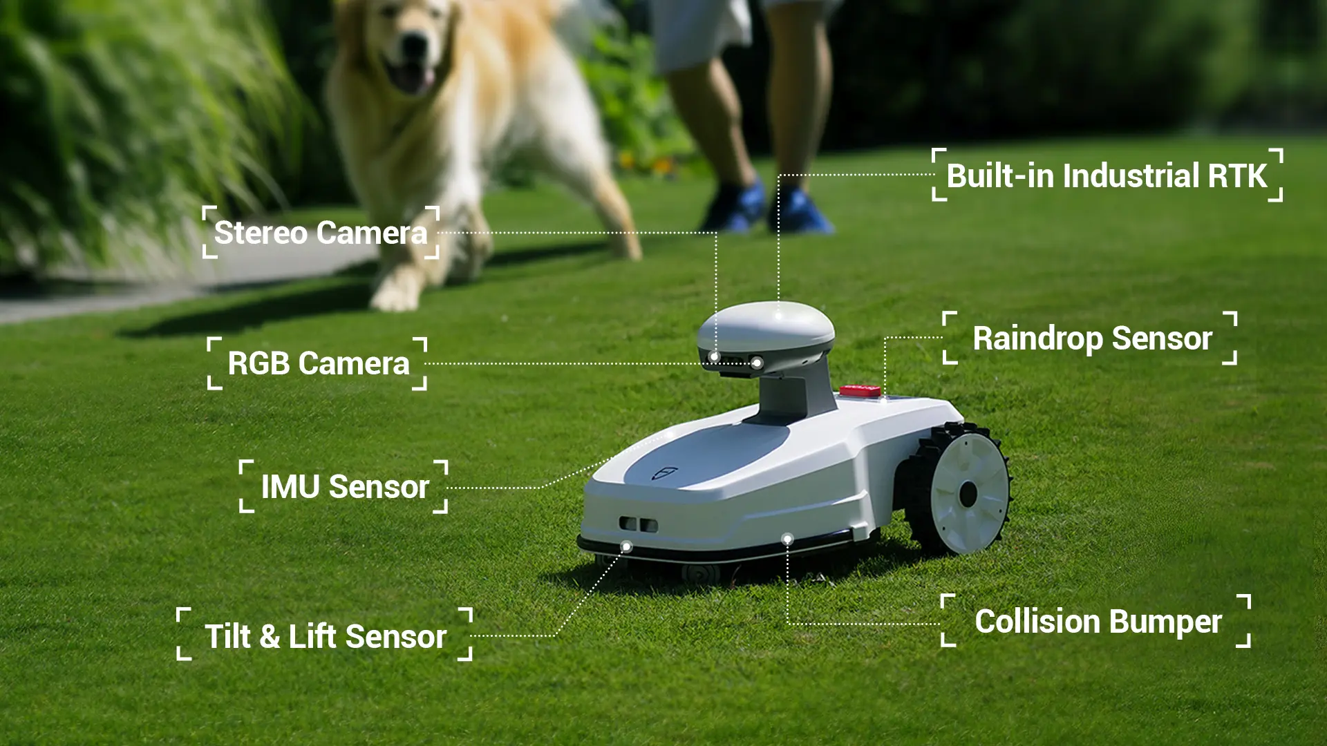 FJ Dynamics FR4000 Robotic Lawn Mower - Image 7